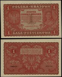 1 marka polska 23.08.1919, seria I-CV, numeracja