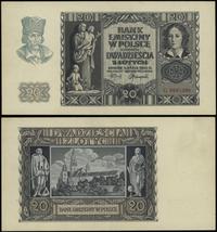 20 złotych 1.03.1940, seria G, numeracja 6681986