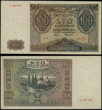 100 złotych 1.08.1941, seria A, numeracja 686703
