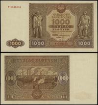 1.000 złotych 15.01.1946, seria P, numeracja 850