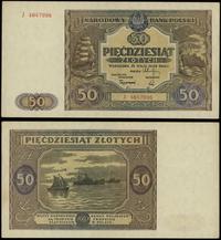 50 złotych 15.05.1946, seria J, numeracja 464799