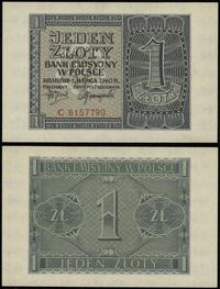 1 złoty 1.03.1940, seria C, numeracja 6157790, r