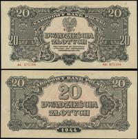 Polska, 20 złotych (emisja pamiątkowa z roku 1974), 1944