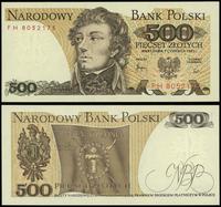 500 złotych 1.06.1982, seria FH, numeracja 80521