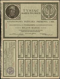 4 % pożyczka na 1.000 marek polskich 1920, numer