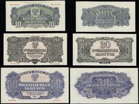 Polska, komplet banknotów emisji pamiątkowej, 1974