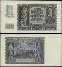 20 złotych 1.03.1940, seria H, numeracja 1124094