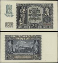 20 złotych 1.03.1940, seria H, numeracja 1124095