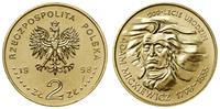 2 złote 1998, Warszawa, 200-lecie urodzin Adama 