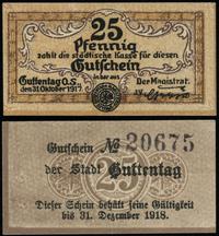 25 fenigów 31.10.1917, numeracja 20675, piękne, 