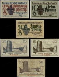Śląsk, zestaw: 10, 25 i 50 fenigów, 1.08.1920