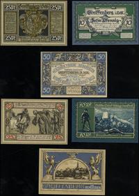 Śląsk, zestaw: 10, 25 i 50 fenigów, 19.04.1920