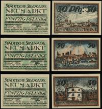zestaw: 3 x 50 fenigów ważne od 10.10.1921 do 31