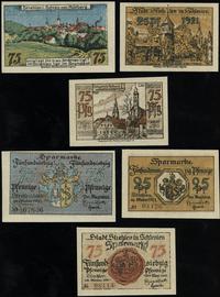 Śląsk, zestaw: 25 fenigów i 2 x 75 fenigów, październik 1921