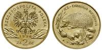 2 złote 1996, Warszawa, Jeż - Erinaceus europaeu