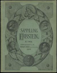 literatura numizmatyczna, Adolph Hess Nachf. – Sammlung Erbstein nachlass des ✝ Herrn Geh. Hofraths ..