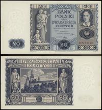 20 złotych 11.11.1936, seria AV, numeracja 77521