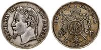 5 franków 1868 BB, Strasburg, patyna, Gadoury 73