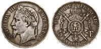 5 franków 1870 A, Paryż, patyna, Gadoury 739