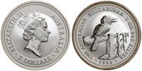 2 dolary 1998, Kookaburra /ptak na płocie zwróco