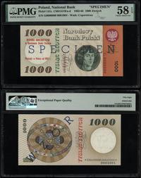1.000 złotych 29.10.1965, SPECIMEN / WZÓR, z nad