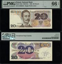 20 złotych 1.06.1982, seria S, numeracja 1300343