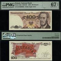 100 złotych 1.06.1982, seria KY, numeracja 09690