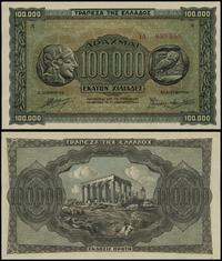 Grecja, 100.000 drachm, 21.01.1944