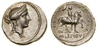 denar 61 pne, Rzym, Aw: Głowa kobieca w diademie