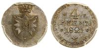 4 fenigi 1821, Braunschweig, piękna moneta w pud