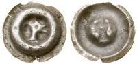 brakteat XIII/XIV w., Łeb barana w prawo, srebro