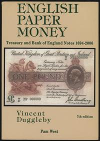 wydawnictwa zagraniczne, Duggleby Vincent – English Paper Money: Treaury and Bank of England Notes ..