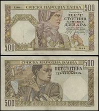 Serbia, 500 dinarów, 1.11.1941
