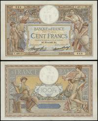100 franków 25.04.1935, seria C 48111 / 644 / 12