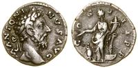 denar 176–180, Rzym, Aw: Głowa cesarza w wieńcu 