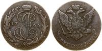 5 kopiejek 1766 CM, Siestrorieck, rzadkie, patyn
