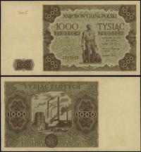 1.000 złotych 15.07.1947, seria C, numeracja 727
