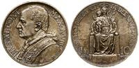 10 lirów 1929, srebro, patyna, Berman 3354