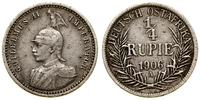 1/4 rupii 1906 A, Berlin, srebro próby 917, 2.87