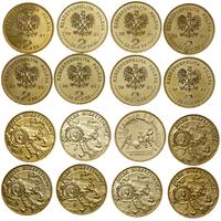 Polska, zestaw 8 x 2 złote, 2001