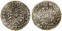 grosz 1565 HB, Drezno, rzadki, moneta lakierowan