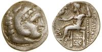 drachma 323–319 pne, Colophon, Aw: Głowa Herakle