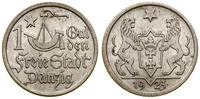 1 gulden 1923, Utrecht, Koga, ładny, AKS 14, Jae