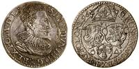 szóstak 1596, Malbork, małe popiersie króla, rys