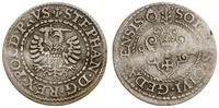 szeląg 1582, Gdańsk, moneta podgięta, CNG 128.IV