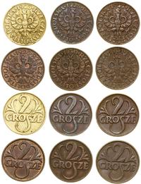 Polska, zestaw: 6 x 2 grosze, 1923–1931