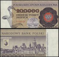 200.000 złotych 1.12.1989, seria L, numeracja 47