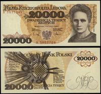 20.000 złotych 1.02.1989, seria B, numeracja 585