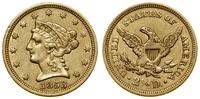 2 1/2 dolara 1853, Filadelfia, typ Liberty head,