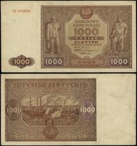 1.000 złotych 15.01.1946, seria AA, numeracja 27